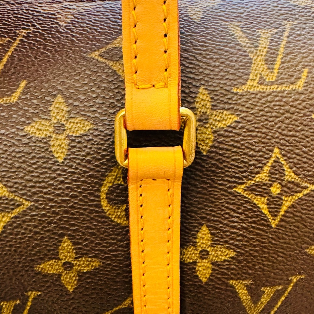 Louis Vuitton Brown and Tan Monogram Shoulder Bag - Picture 7 of 15